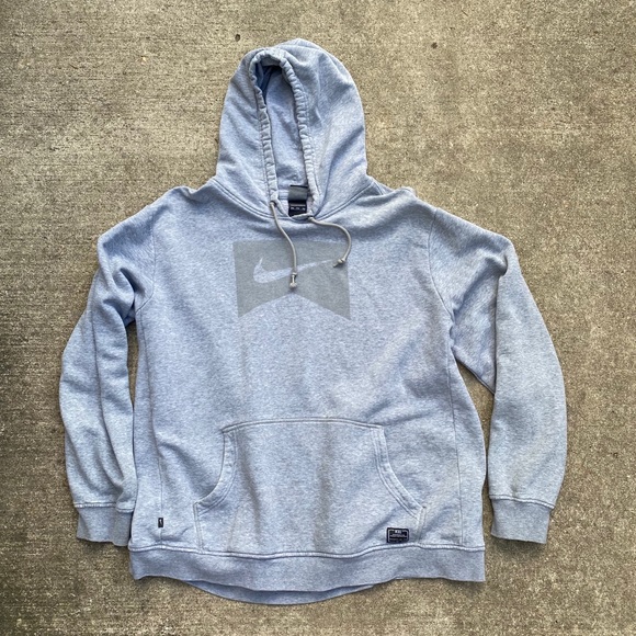 nike big check hoodie